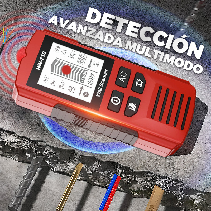 Detector de Metales y Pared Portátil Multifuncional