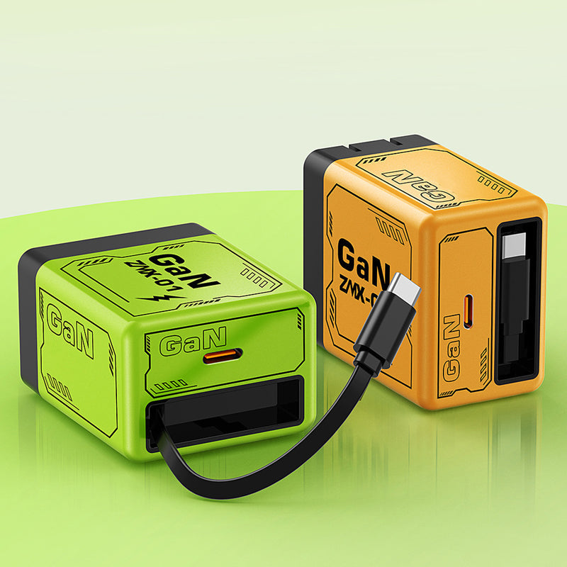 ⏳Especial por tiempo limitado⏰Adaptador de carga rápida con cable y conector tipo C retráctil