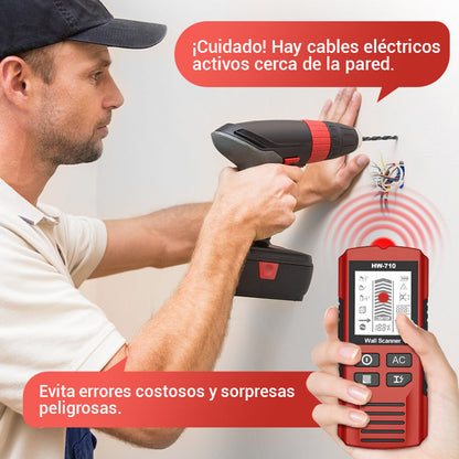 Detector de Metales y Pared Portátil Multifuncional