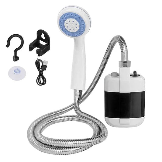 Ducha Eléctrica Portátil 2025 – Ideal para Camping, Viajes y Aventuras